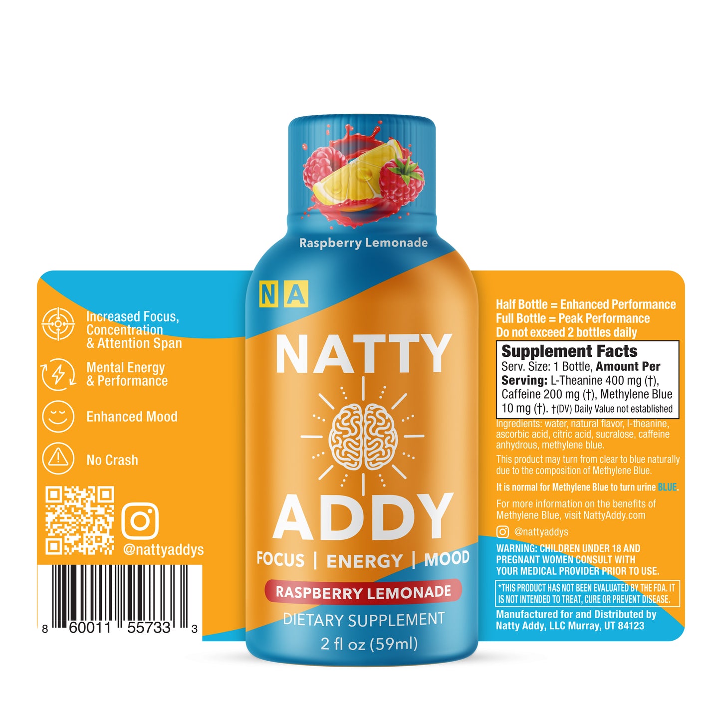 Raspberry Lemonade Liquid Shot (Pack of 6)